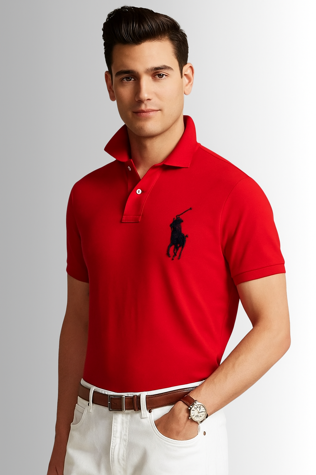 Giordano Classic Shirts for Men - Red KISWAH RETAILS