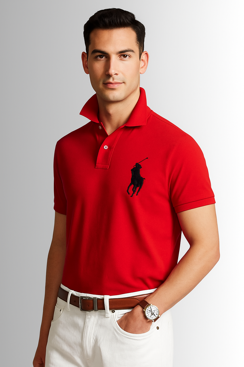 Giordano Classic Shirts for Men - Red KISWAH RETAILS