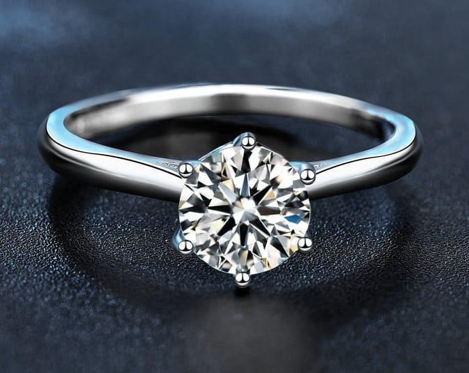 Modern Design Crystal Charm Ring for Unisex - 1 Pc KISWAH RETAILS