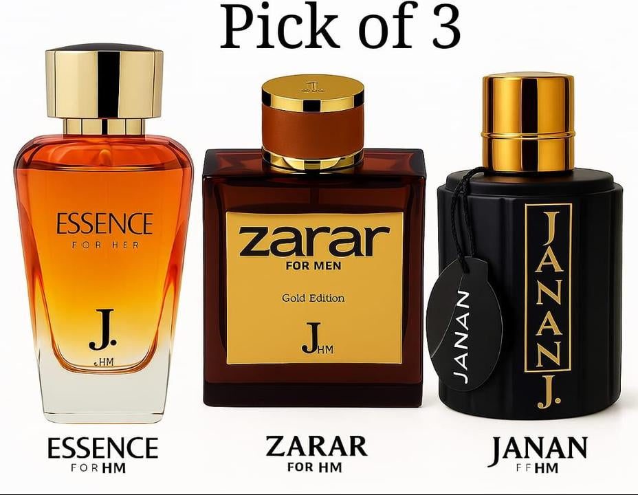 Unisex Long Lasting Fragrance Perfume Set - 3 Pcs KISWAH RETAILS
