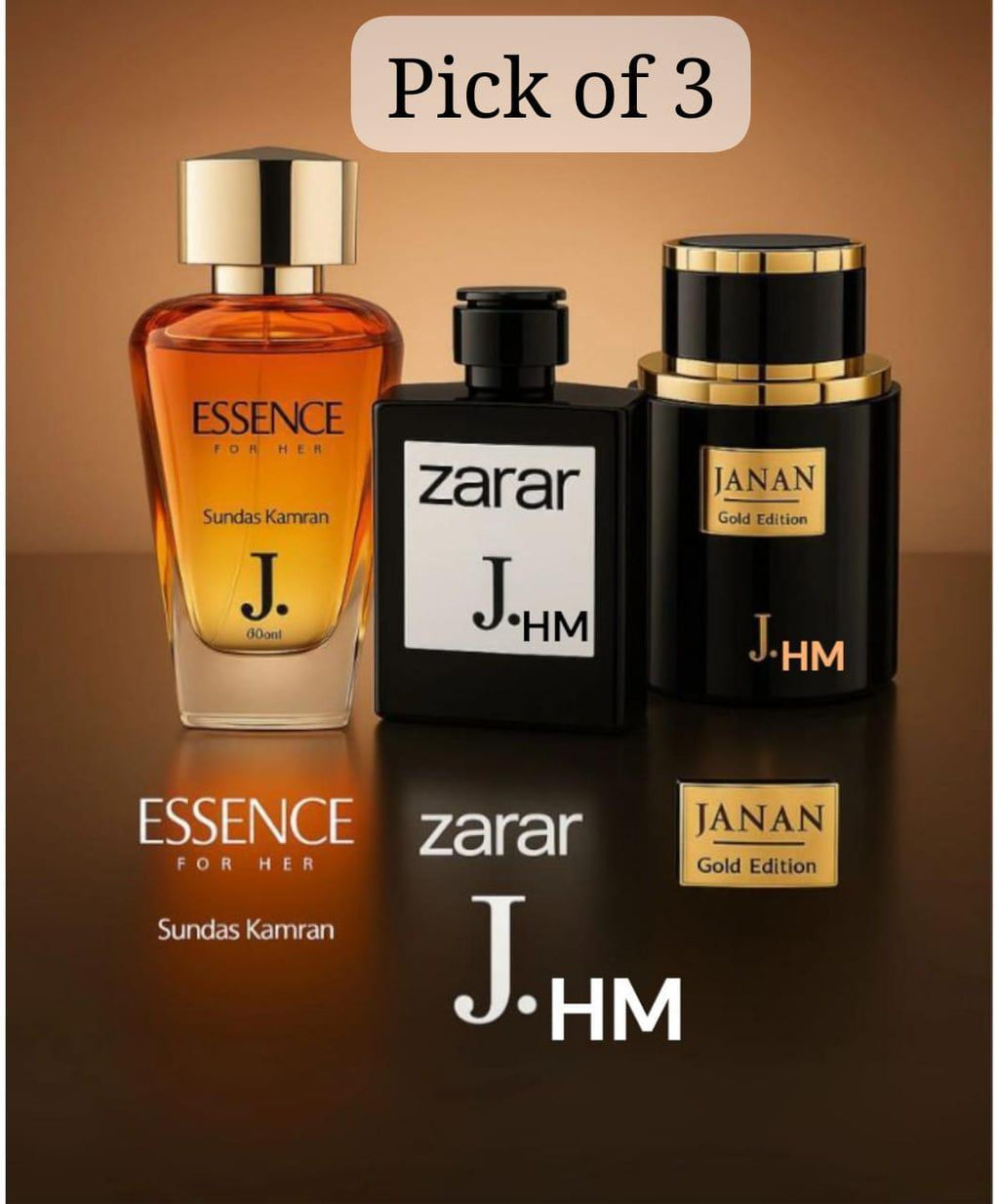 Unisex Long Lasting Fragrance Perfume Set - 3 Pcs KISWAH RETAILS