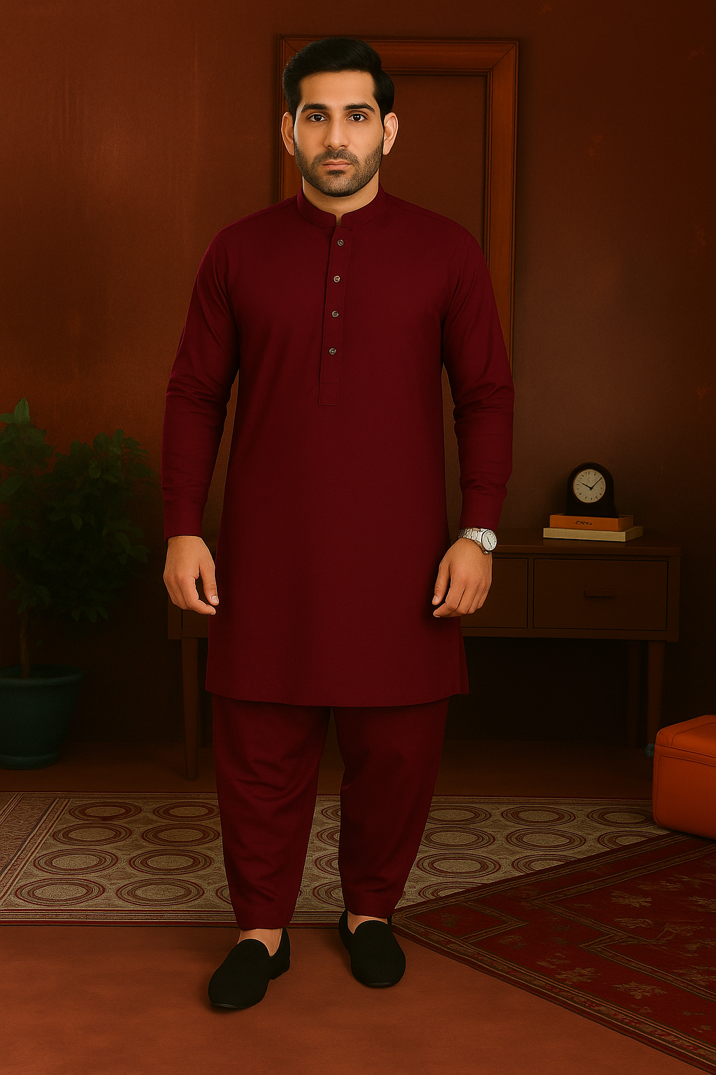 Boski | Maroon KISWAH RETAILS