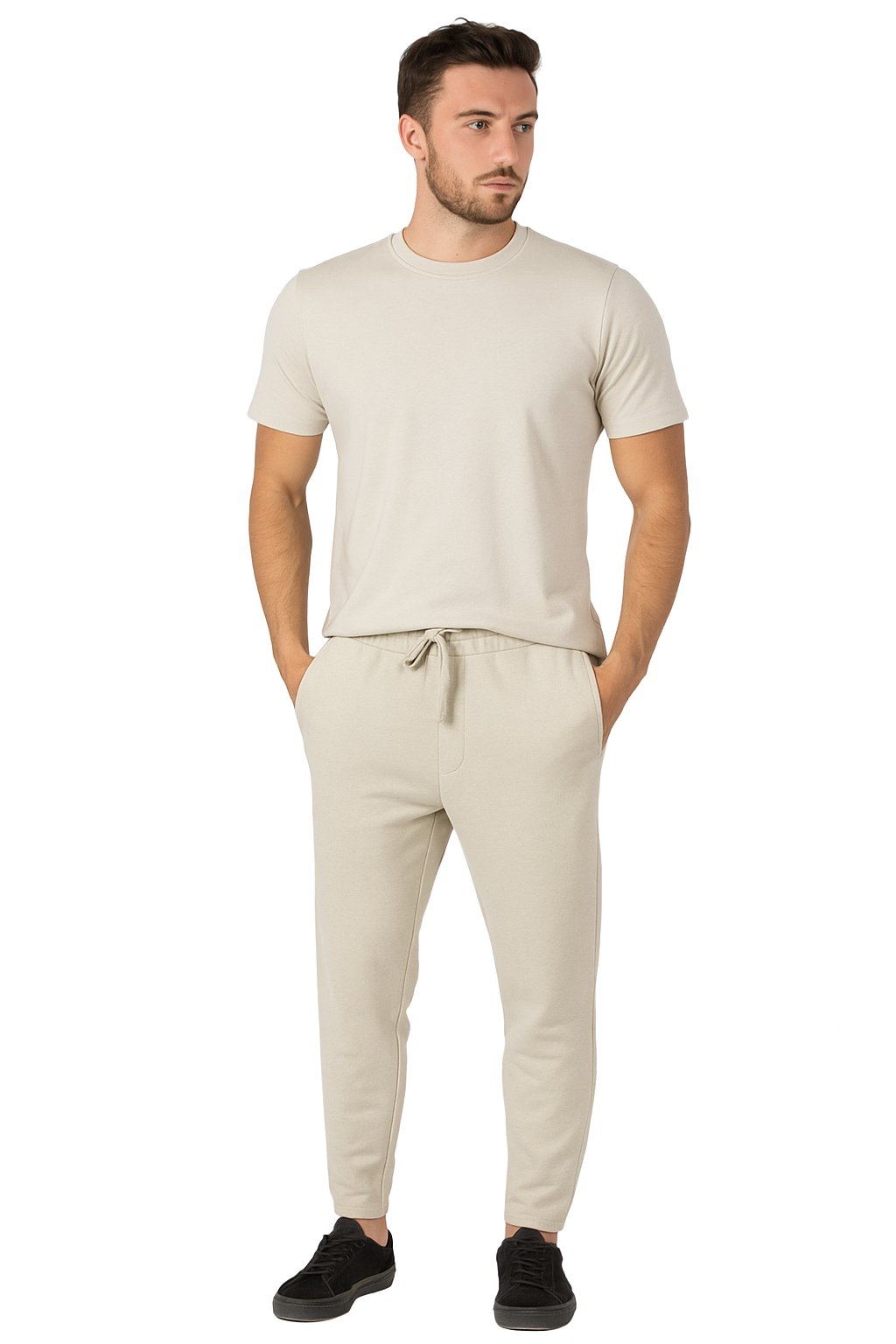 Winter Fleece Trousers - Beige KISWAH RETAILS
