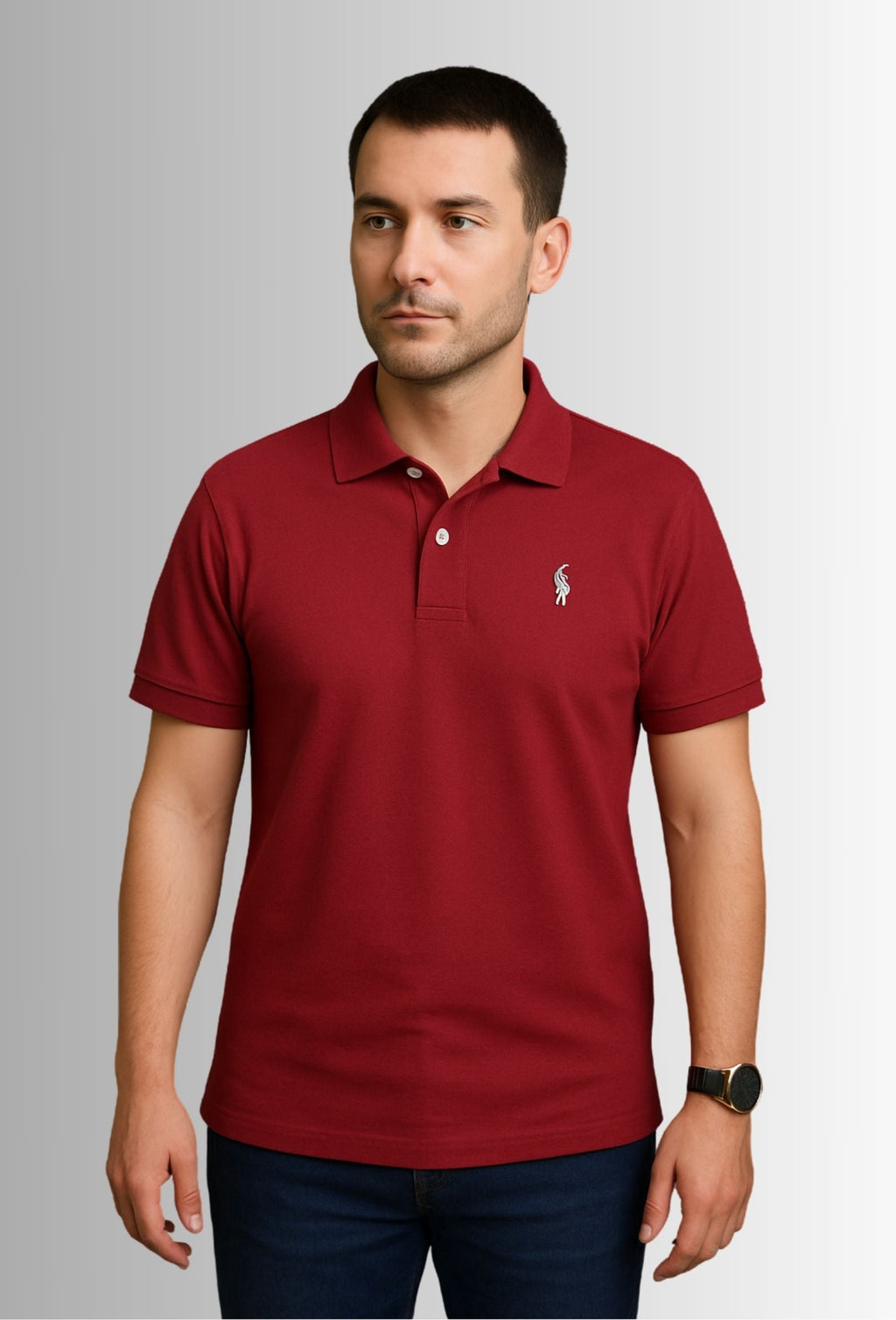 Giordano Polo Shirts for Men - Maroon KISWAH RETAILS