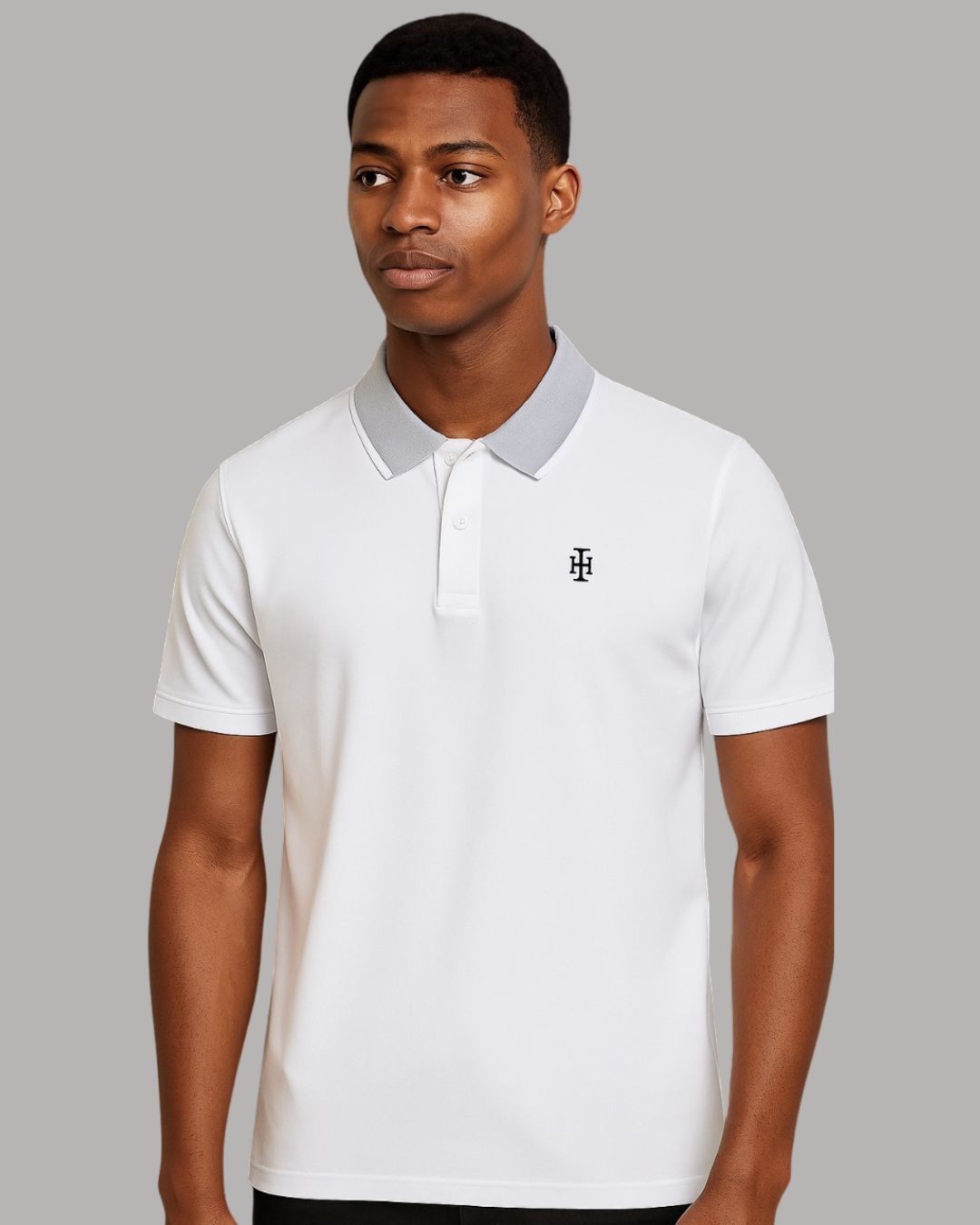 Tommy Hilfiger Polo Shirts for Men - White KISWAH RETAILS