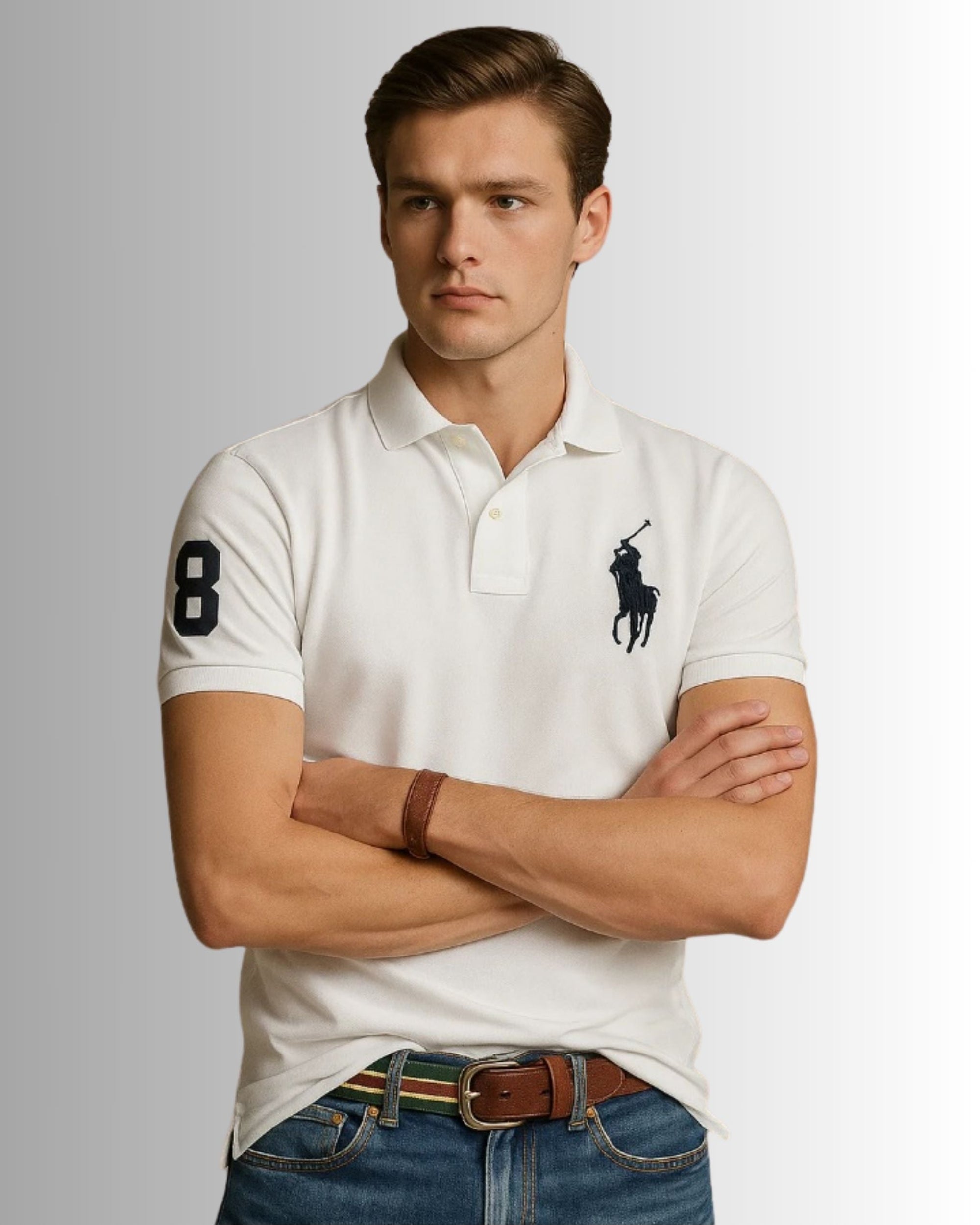 Giordano Polo Shirts for Men - White KISWAH RETAILS