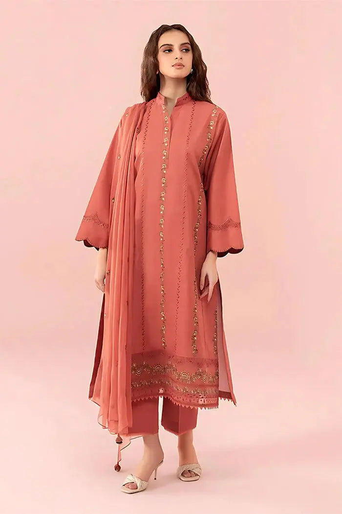 03 Piece - Embroidered Lawn Suit KISWAH RETAILS