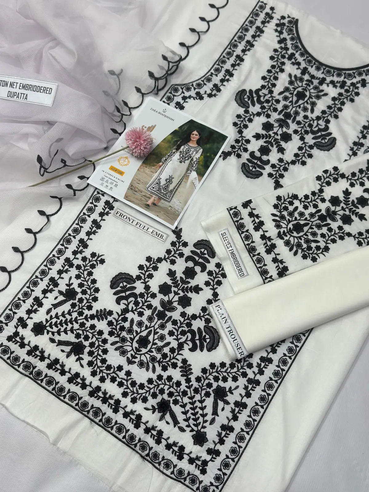 03 Piece - Embroidered Lawn Suit KISWAH RETAILS