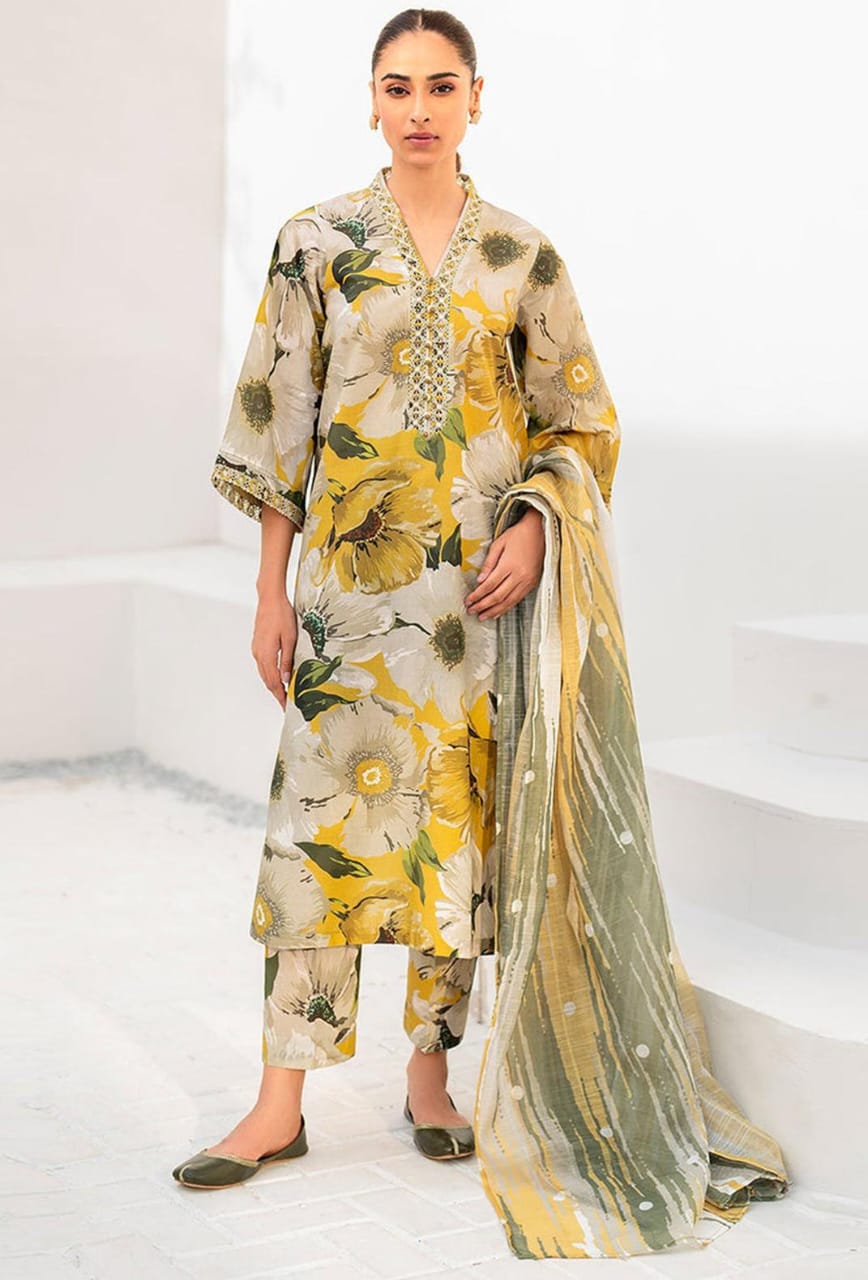 3 Piece - Digital Print Lawn Suit KISWAH RETAILS