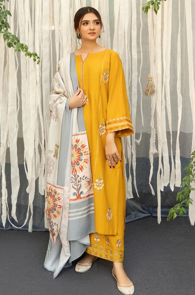 03 Piece - Embroidered Lawn Suit KISWAH RETAILS