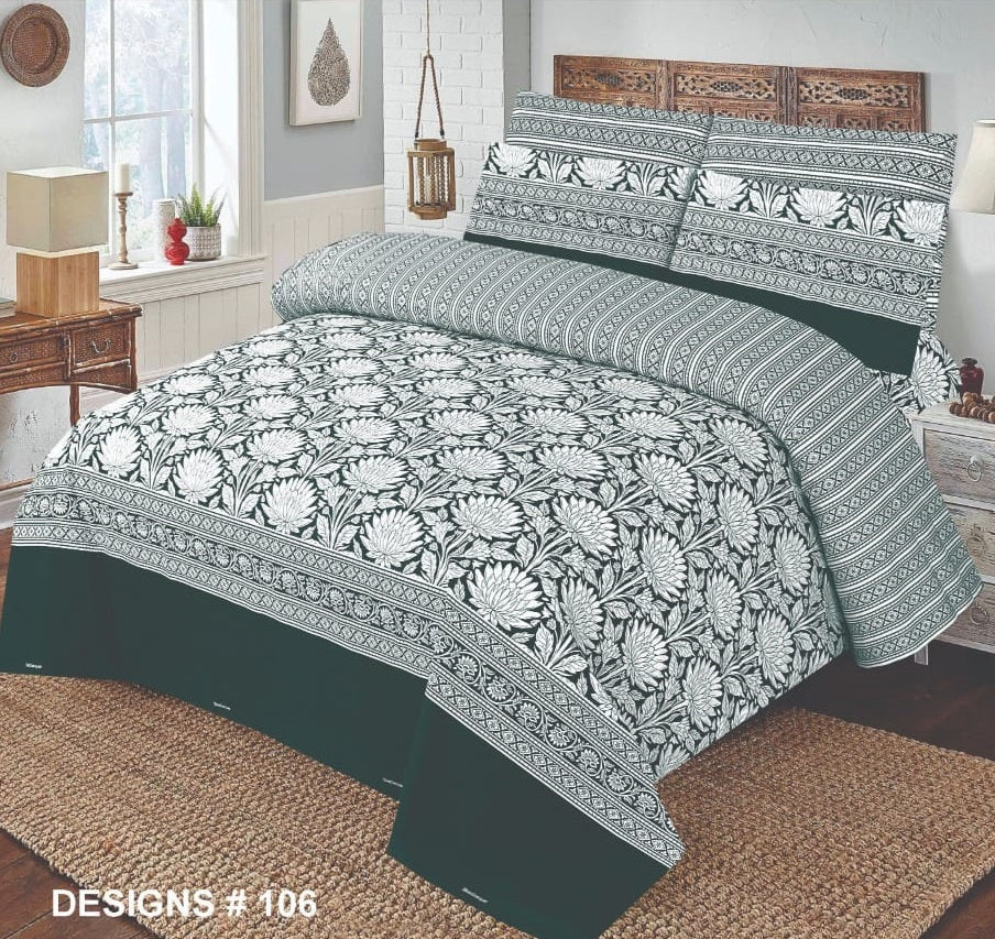 Printed Bed Sheet Set KISWAH RETAILS