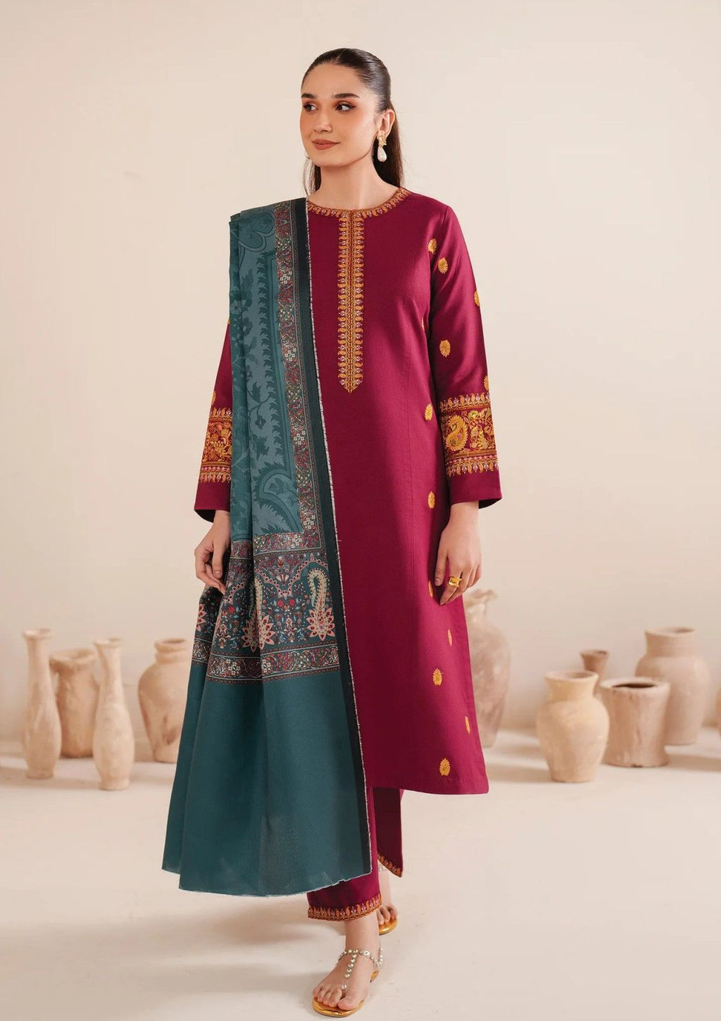 03 Piece - Embroidered Lawn Suit KISWAH RETAILS