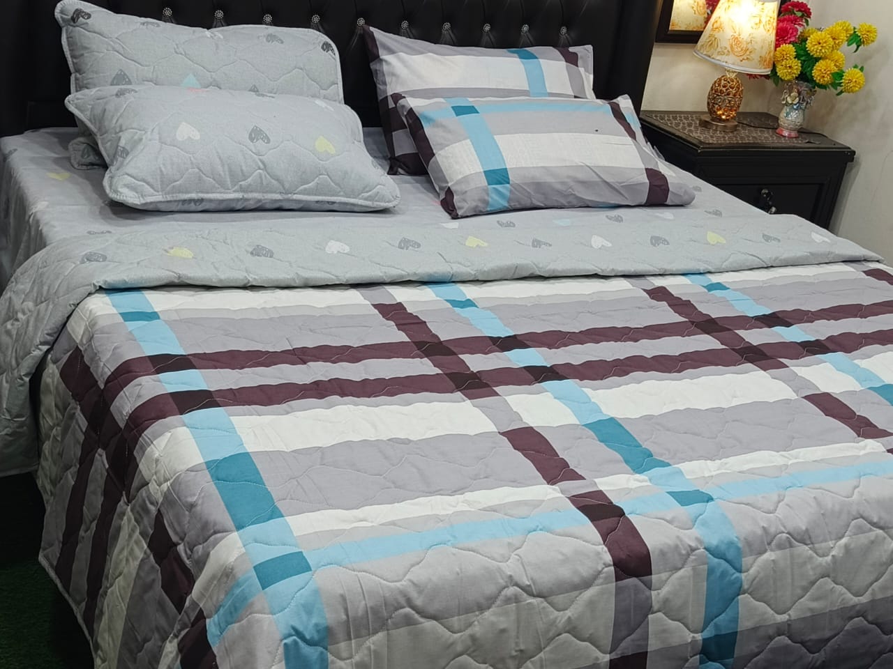 6 Pieces Printed Comforter Set KISWAH RETAILS