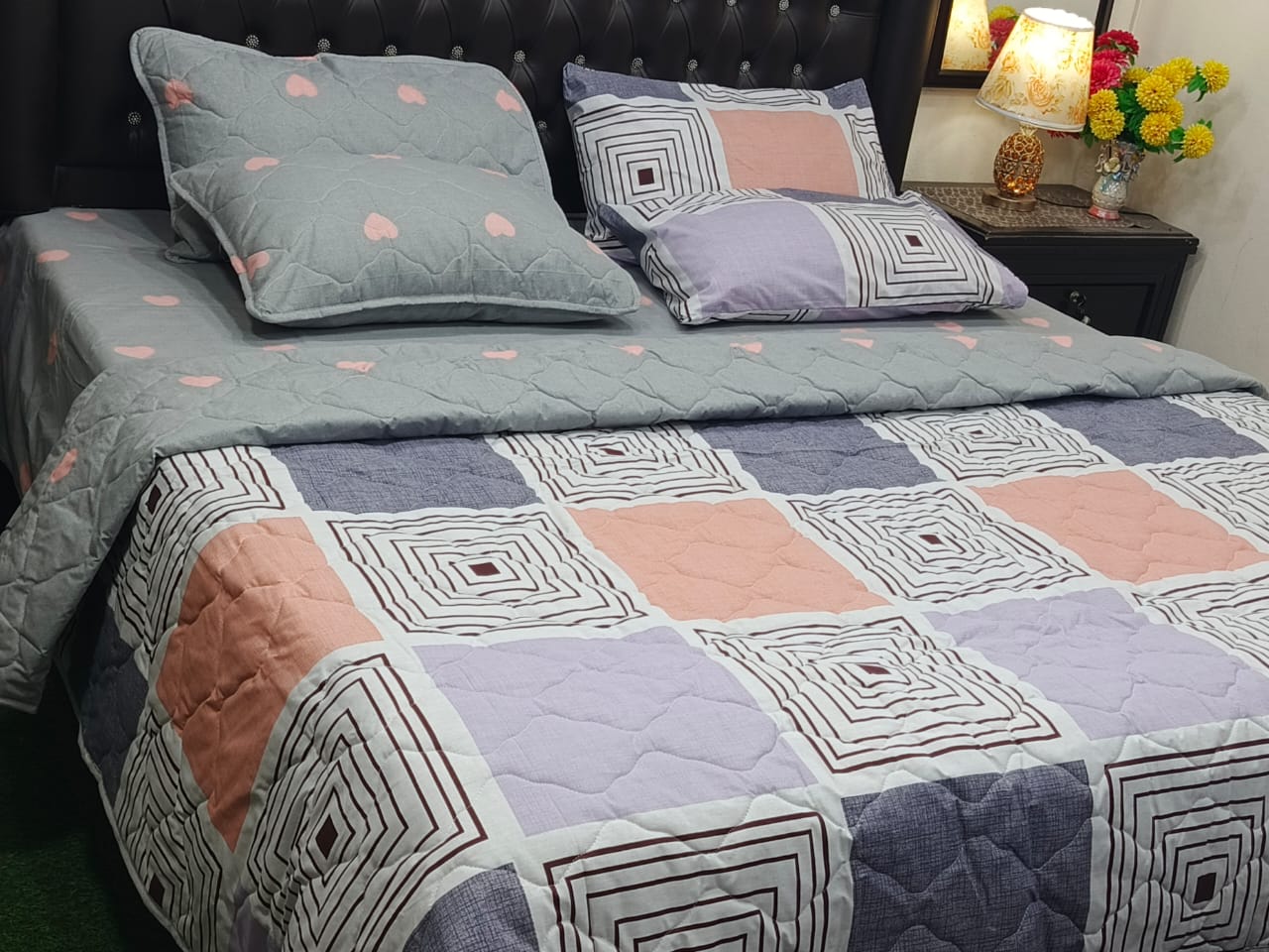 6 Pieces Printed Comforter Set KISWAH RETAILS