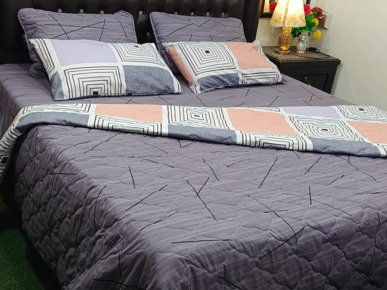 6 Pieces Printed Comforter Set KISWAH RETAILS