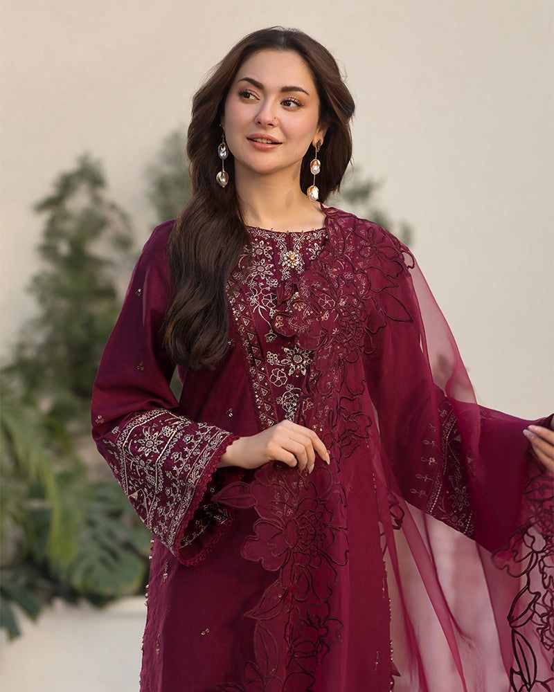 03 Piece - Embroidered Lawn Suit KISWAH RETAILS