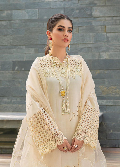 03 Piece - CHIKANKARI Lawn Suit