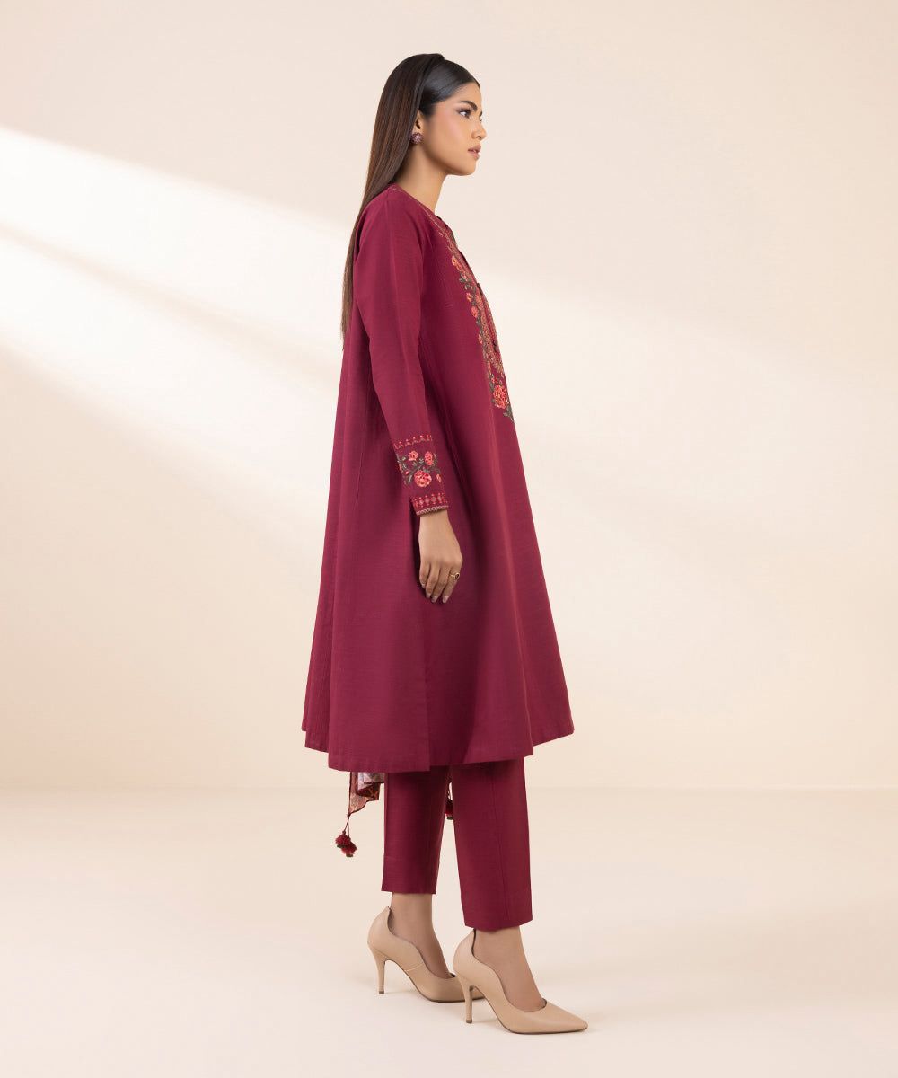 03 Piece - Unstitch Embroidered Lawn Suit (Copy) KISWAH RETAILS