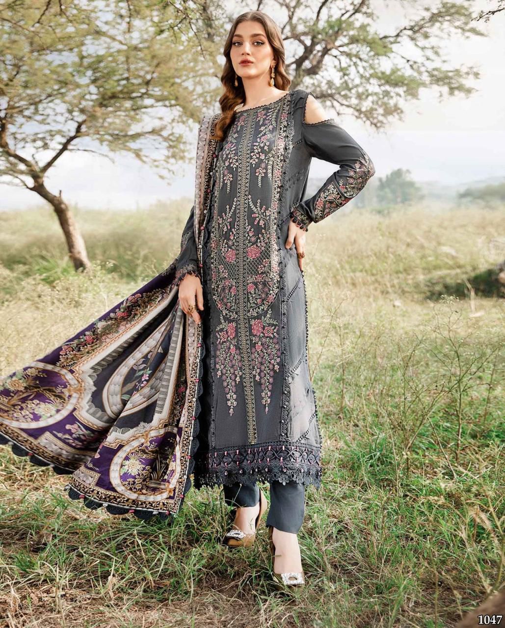 03 Piece - Embroidered Lawn Suit KISWAH RETAILS