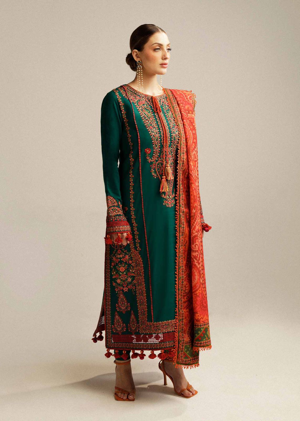 03 Piece - Unstitch Embroidered Lawn Suit KISWAH RETAILS