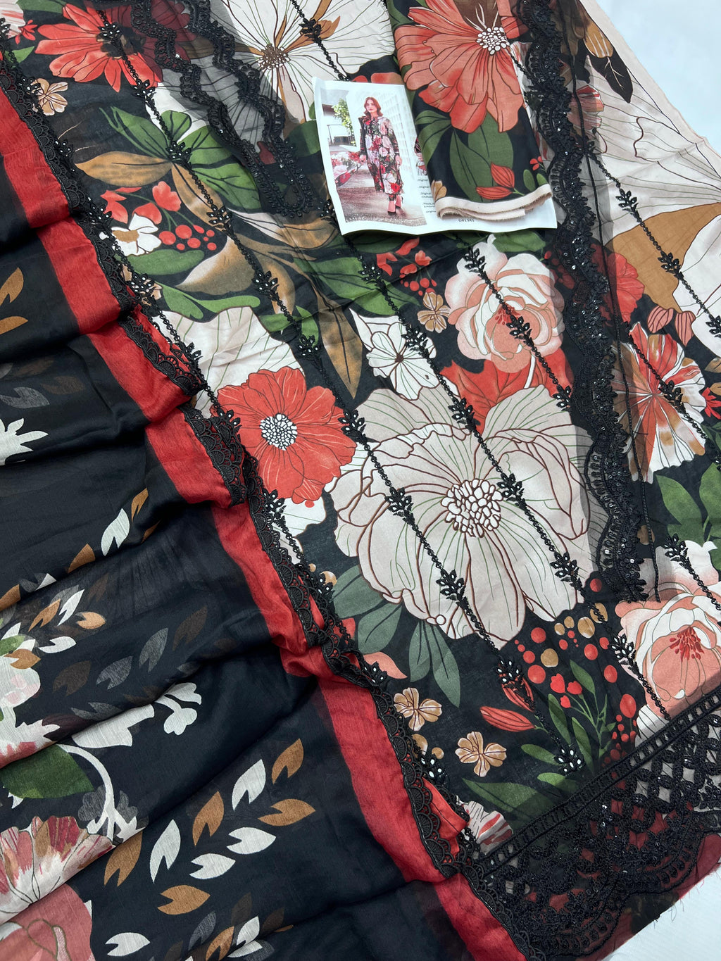 03 Piece - Embroidered Lawn Suit KISWAH RETAILS