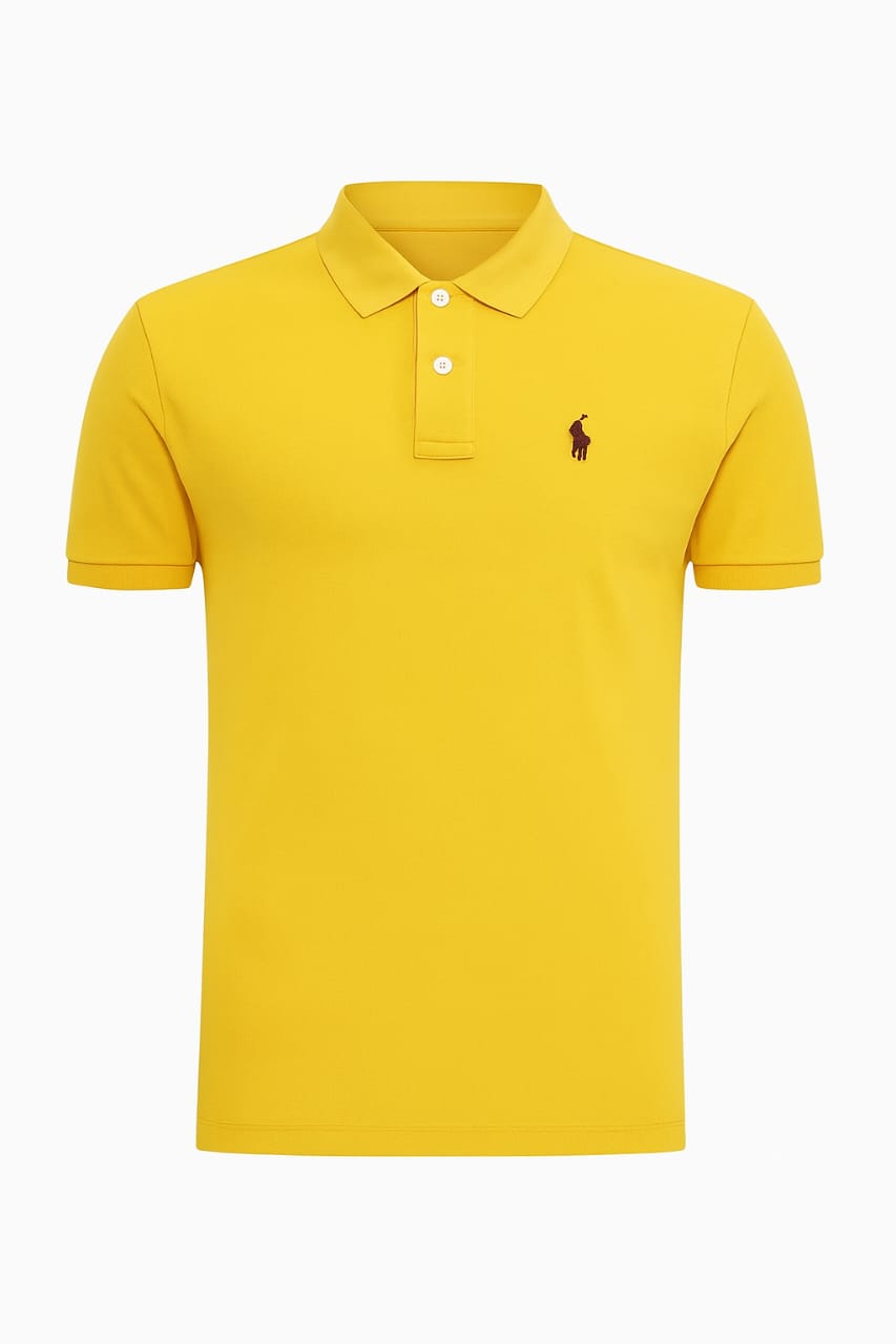 Polo Ralph Polo Shirts for Men - Golden Yellow KISWAH RETAILS