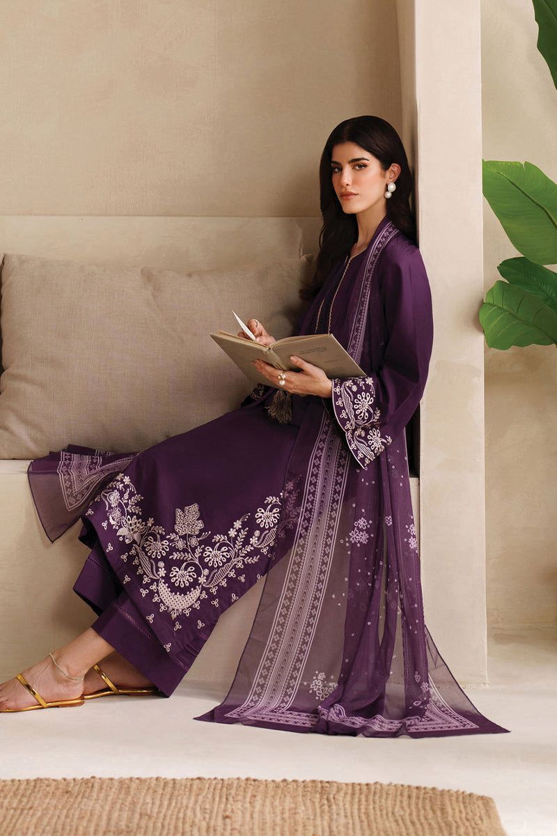 3 Piece - Embroidered Lawn Suit KISWAH RETAILS