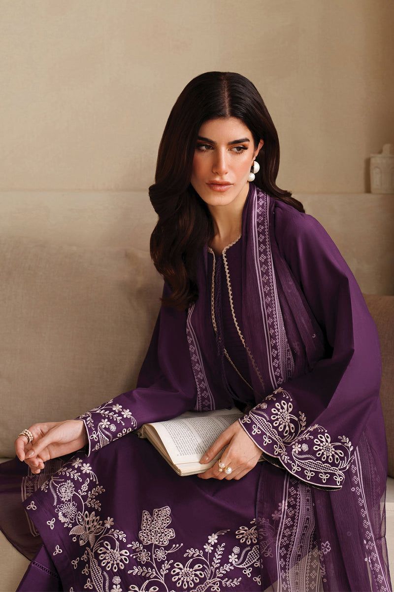 3 Piece - Embroidered Lawn Suit KISWAH RETAILS
