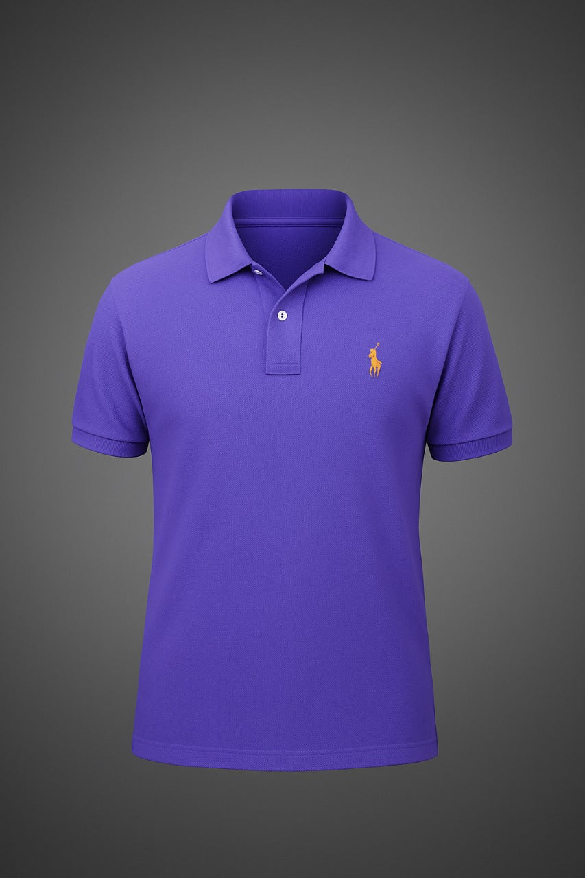 Giordano Polo Shirts for Men - Violet KISWAH RETAILS
