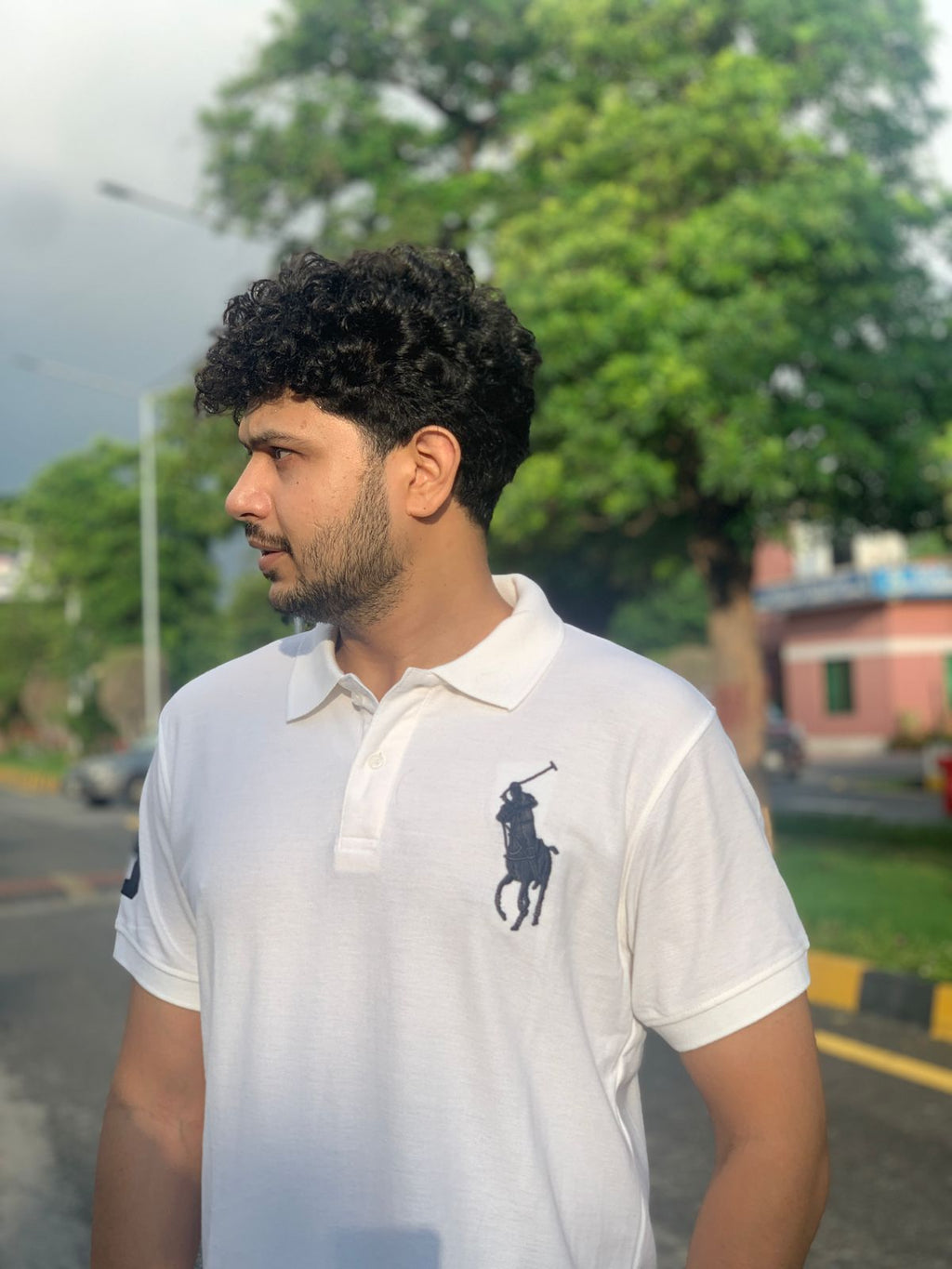 Giordano Polo Shirt for Men - White KISWAH RETAILS